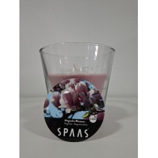 SPAAS Geurkaars in glas, ± 35 uur - Magnolia Blossom - Verkocht per 2 SPAAS Geurkaars in glas, ± 35 uur - Magnolia Blossom - Verkocht per 2