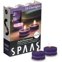 SPAAS theelichtjes Aardbeien en Bosvruchten - Joyful Excitement - ± 4,5 uur - Verkocht per 24 SPAAS theelichtjes Aardbeien en Bosvruchten - Joyful Excitement - ± 4,5 uur - Verkocht per 24