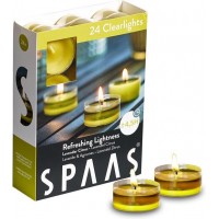 SPAAS theelichtjes Lavendel en Citrus - Refreshing Lightness - ± 4,5 uur - verkocht per 24 SPAAS theelichtjes Lavendel en Citrus - Refreshing Lightness - ± 4,5 uur - verkocht per 24