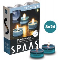 SPAAS theelichtjes Zeezout en Citroen - Mist of Nostalgia - ± 4,5 uur - Verkocht per 24 SPAAS theelichtjes Zeezout en Citroen - Mist of Nostalgia - ± 4,5 uur - Verkocht per 24