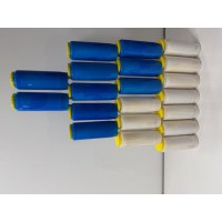 Noveenkaars 9 dagenbrander 10 x wit - 10 x blauw